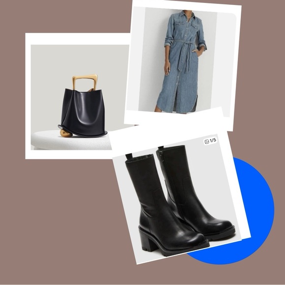 Steve Madden NALA Black Heeled Boots - Picture 6 of 6